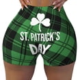 thumbnail image 2 of Fotbe St Patrick's day Shorts Sin Costuras – Shorts Deportivos de Cintura Alta para Mujer, Elásticos para Gimnasio, Yoga, Running o Ciclismo-Large, 2 of 8
