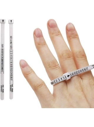 Inner Plane Ring Sizer Measuring Tool Ring Measurement Tool for Perfect Finger Size Rings. Ring Sizers Measuring Tape Ring Jewelry Making Kit Finger Sizing