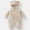 Beige, variant on Baby Fall/Winter Plush Hooded Bear-Print Onesie Set Boys' and Girls' Winter Snow Suit,73,Beige
