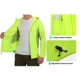 thumbnail image 3 of Mapamyumco Men's Breathable Lightweight Summer Jacket for Running Cycling, Packable Windbreaker with Hood Size L, 3 of 5