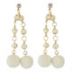 thumbnail image 4 of mujeres per pendientes de gota joyería de moda Sunnimix Pendientes de botón borla, 4 of 7