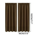 thumbnail image 3 of geerera Blackout Curtains, Energy-Efficient Window Treatment for Bedroom, Living Room & Home Office Room- Darkening, Noise-Reducing, Thermal Insulated, 38x72 inch, 3 of 5