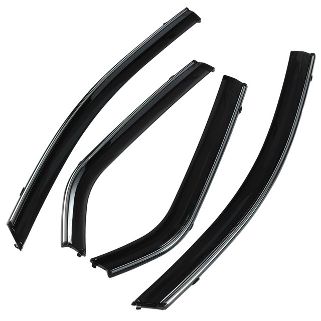 Deflectores de Ventana 1 Juego Único para Honda Fit Sedan 2007-2008 Viseras de Ventana Lateral Negras
