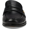 thumbnail image 2 of Cole Haan Lux Pinch Penny Black Leather Rounded Toe Classic Slip On Loafers (Black Leather, 8.5), 2 of 5