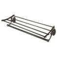 thumbnail image 5 of Classic Traditional Wall Mounted Towel Rack, Satin Nickel, 5 of 7