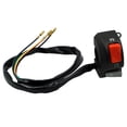 thumbnail image 7 of 7/8" Motorcycle Handlebar Fog Headlight Horn Start Kill Switch ON OFF Button 12V, 7 of 7