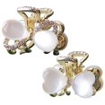 thumbnail image 1 of Pince à Cheveux Mode : 2 Pcs Fausse Opale Petite Barrette Attrape-Cheveux Accessoire pour Cheveux, 1 of 10