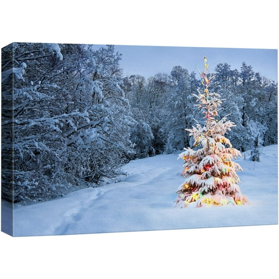 wall26 Canvas Wall Art Merry Christmas Pictures Home Wall Decorations for Bedroom Living Room Paintings Canvas Prints Framed - 24x36 inches