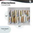 thumbnail image 4 of Stupell Industries Coastal Vintage Surfboard Collection White Framed Giclee Art, 20 x 16, by Franklyn Gregory, 4 of 8