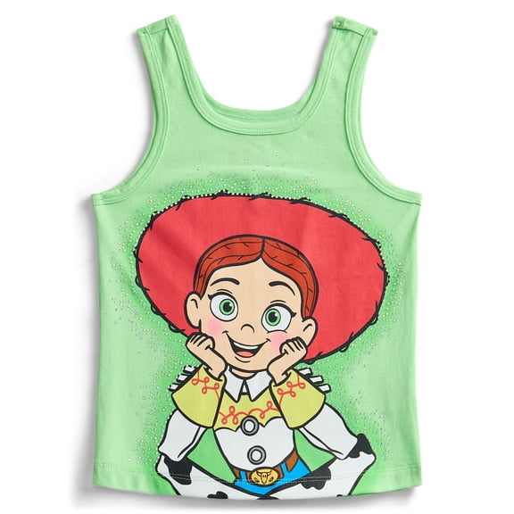 Toy Story Jessie Girls Gradient Rhinestone Character Graphic Tank Top, Sizes 4-16