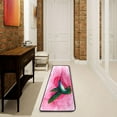 thumbnail image 3 of Dreamtimes Watercolor Pink Hummingbird Hallway Runner Rug 2'x6' Kitchen Rug with Rubber Backing Spring Bird Heart Non Slip Entryway Rug Runner Washable Soft Area Rug for Hallway Bedroom Kitchen Decor, 3 of 6