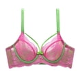 thumbnail image 2 of Levmjia Women's Wireless Bras No Underwire Comfortable Lace Bralette Solid Color Everyday Wear Breathable Seamless Underwire Free T Shirt Bra for Daily Use, 2 of 7