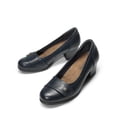 thumbnail image 4 of Zapatos de Tacón Bajo y Ancho para Mujer DREAM PAIRS en Azul Marino con Ajuste, 4 of 9