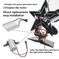 thumbnail image 4 of Motor De Ventilador Para Chimenea, Motor De Ventilador De Estufa Multifuncional De Amplia Compatibilidad, Fácil De Usar, Bajo Nivel De Ruido Para Reparación, 4 of 7