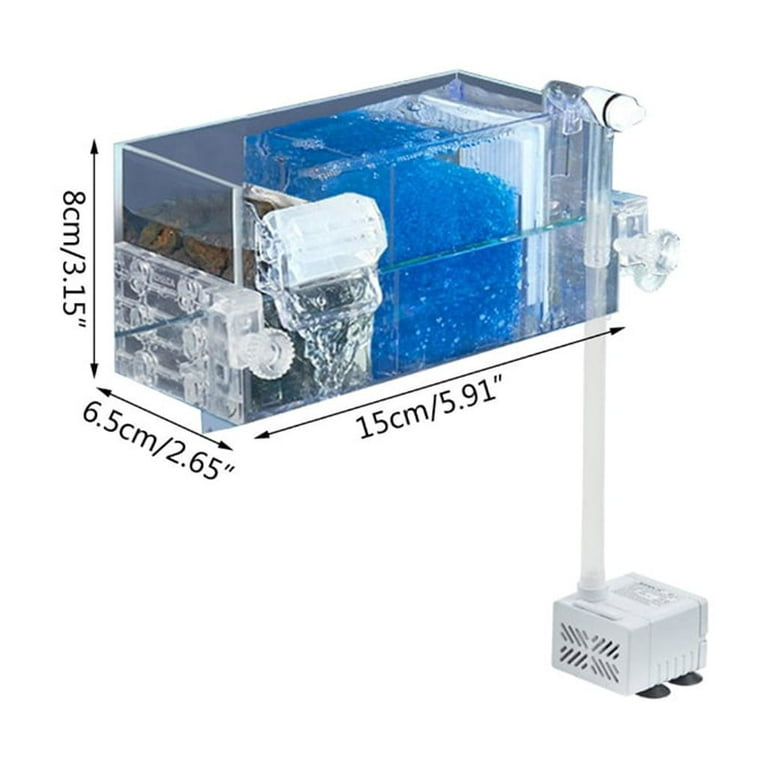 MOMOJIA Wall-Mounted Aquarium Fish-Tank Water Filter MOMOJIA Wall-Mounted Aquarium Fish-Tank Water Filter