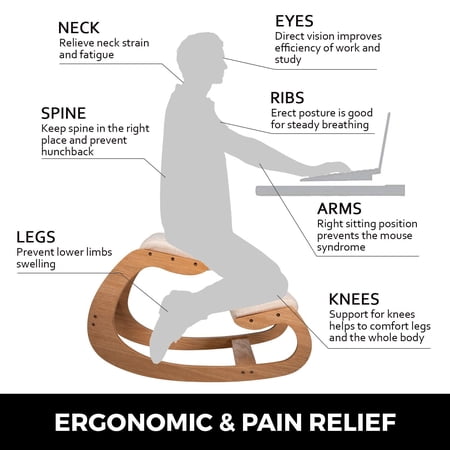 ergonomic kneeling chair heavy duty product
