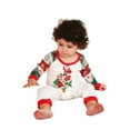 thumbnail image 3 of Matching Family Pajamas Sets/2PCS Pajama Christmas PJ's Holiday Nightwear with Long Pants/Button Jumpsuit Sleepwear, 3 of 9