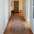 thumbnail image 1 of Floral Decorative Rug, Retro Style Vintage Romantic Flowers Petals and Leaves Spring Foliage Art, Quality Carpet for Bedroom Dorm and Living Room, 6 Sizes, Warm Taupe, by Ambesonne, 1 of 1