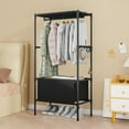 thumbnail image 6 of InsCrazy Closet Organizer for Office, Living Room, Kitchen, Portable Wardrobe Two Tier Freestanding Clothes Rack With, 6 of 6