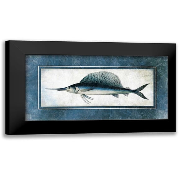 Grey, Jace 14x9 Black Modern Framed Museum Art Print Titled - Swordfish Framed