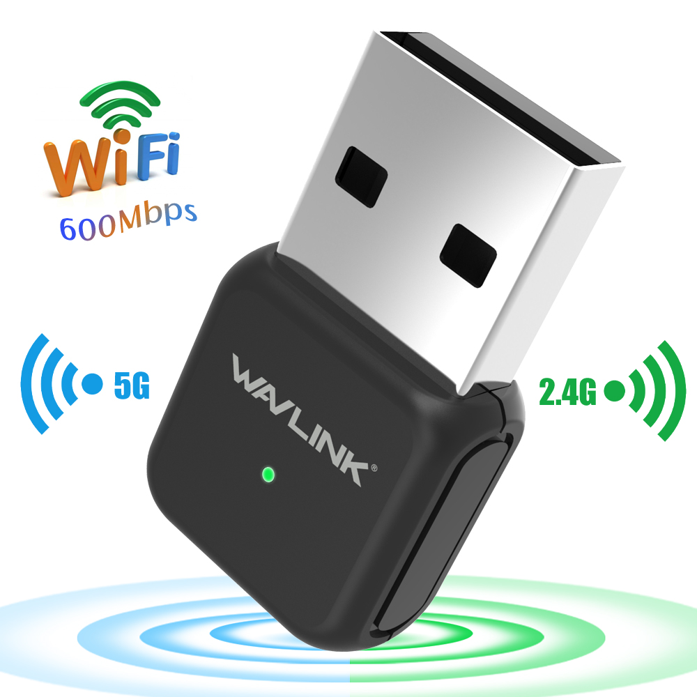 Wavlink 600Mbps USB Wi Fi Adapter 2 4G 5G Wireless Dual Band Ethernet Wavlink 600Mbps USB Wi Fi Adapter 2 4G 5G Wireless Dual Band Ethernet