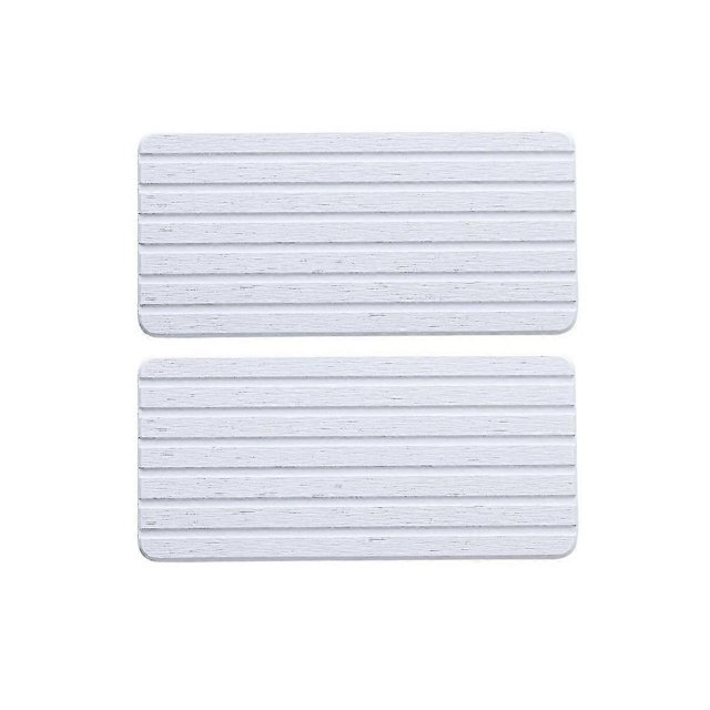 2 PCS Water Absorbent Diatomite Coasters Rectangle, Water Absorbing Stone Used for Hand Soaps & Pla