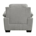 thumbnail image 5 of Pemberly Row 37" Polyester Fabric Chair with Exposed Legs in Light Gray, 5 of 7