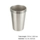 thumbnail image 4 of 8pcs taza de cerveza de metal tazas de vino de acero inoxidable vaso de café tazas de leche de té para barbacoa, 4 of 5