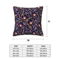 thumbnail image 2 of Throw Pillow Covers, Lavender Flowers Watering Can Soft Square Pillow Cases with Invisible Zipper for Couch Bed Sofa, Farmhouse Fall Home Decor 12"x12", 2 of 7