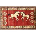 thumbnail image 1 of Ahgly Company Indoor Rectangle Traditional Red Persian Area Rugs, 5' x 7', 1 of 6