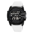 thumbnail image 2 of Digital Outdoor Sports Watch with Shockproof Waterproof Design, Luminous Display, Alarm, Stopwatch, and Adjustable Silicone Strap for Unisex Casual Use, 2 of 9