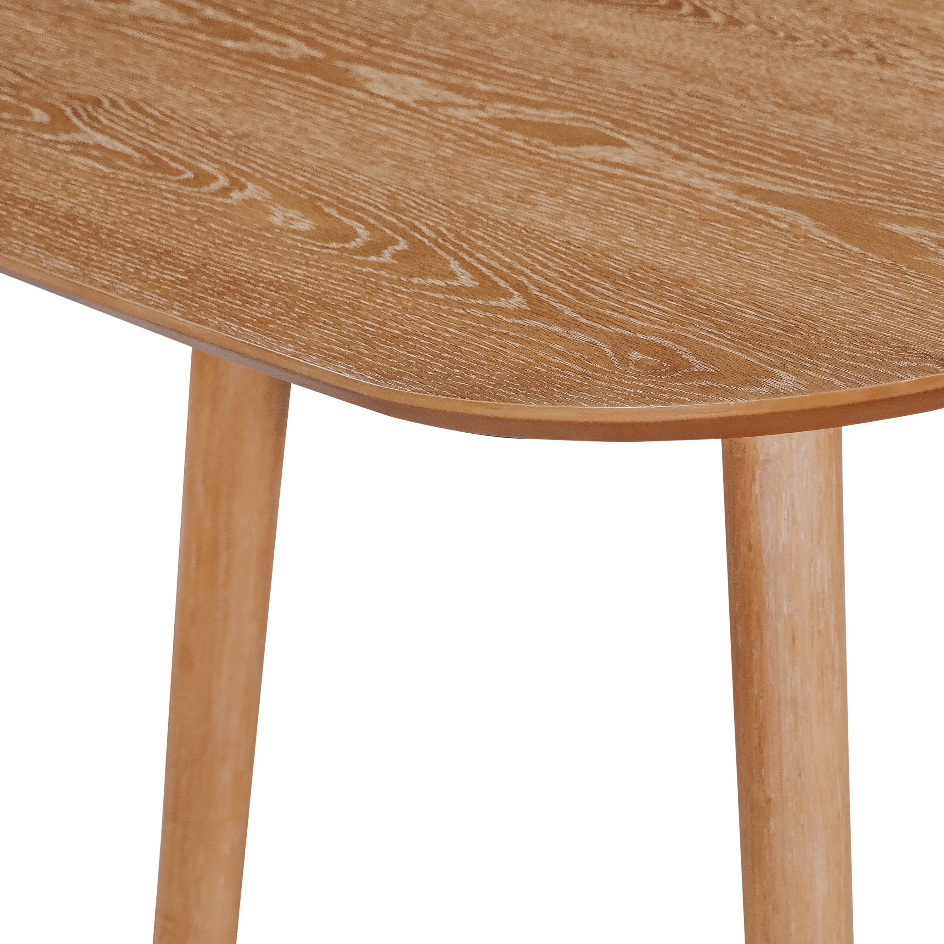 Euroco 35" Square Dining Table for 2, Solid Wood Kitchen Table for Dining Room, Small Space, Apartment,Home Office,Natural