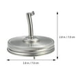 thumbnail image 2 of HONMEET 3-Pack Stainless Steel Jar Pour Spout Lids, 2.75 Inch Dispenser Caps for Kitchen, Home, Outdoor Cooking & Food Storage, 2 of 8