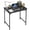 Black, variant on 32 inch Computer Desk, Study Writing Table for Small Space, Save Space Office Desk with Metal Legs, Modern Steel Frame Wood PC Workstation for Home Office, Vintage