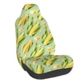 thumbnail image 1 of Wukai Fresh Sweet Corn Full Set Car Seat Covers with Soft Padding Universal Auto Front Seats Protector and Cushion Mat, 1 of 5