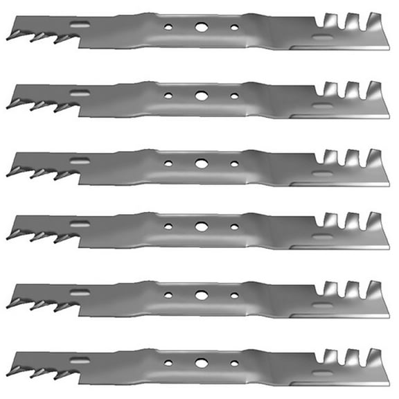 6 Pack Oregon 396-775 Fits Gator Blade Fits John Deere AM102401 AM38314 M141786 M80783