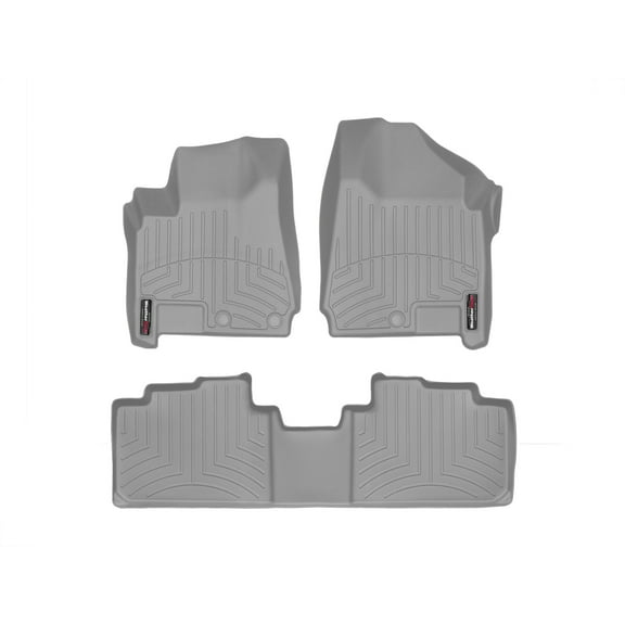 WeatherTech Custom Fit FloorLiners compatible with 2012-2012 Cadillac SRX - 1st & 2nd Row, Grey