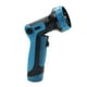 thumbnail image 2 of Pistola pulverizadora de plástico con 9 funciones y boquilla de agua de alta presión | Presión de agua ajustable | Accesorio para manguera de lavado de autos | Boquilla atomizadora para aspersor de j, 2 of 5