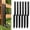 Black-6pcs, variant on Heavy Duty Steel Fence Post Repair Kit, Ground Spike Anchor Stakes for Leaning and Broken Fence Post Fixing