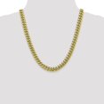 thumbnail image 5 of Avariah Diamonds 10K Yellow Gold Semi-Solid 9.5mm Miami Cuban Chain - 24", 5 of 8