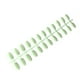 thumbnail image 2 of Vogacara 24 piezas de uñas postizas de ataúd resistentes a los arañazos de bailarina corta coloridas uñas acrílicas artificiales de color sólido DIY Juegos de manicura 4 verde matcha Vogacara CE011412-04, 2 of 4