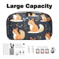 thumbnail image 3 of Squirrel Digital Bag Oxford Cloth Waterproof Travel Organizer Charger Pouch Cell Phone Charger Station Computer Cord Organizer 5.9x9.44x3.14 in, 3 of 6