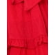 thumbnail image 5 of Vestido de manga larga para mujer Escote en V profundo Color liso Vestido de primavera y verano Cintura alta S-3XL Mini vestido de talla grande SAYOO moda, 5 of 6