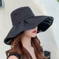 thumbnail image 3 of Travelwnat Bucket Hats for Women Sun Beach Hat Teens Girls Wide Brim Summer Fisherman's Caps UPF 50+, 3 of 7