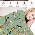 thumbnail image 4 of Floral Bird Gifts Blanket for Women Stuff Bird Print Blanket Throw Plush Cozy Soft Flannel Bedding Flowers Birds Gifts for Women Adults Sofa Couch Bed Room Decor 50"X40", 4 of 7