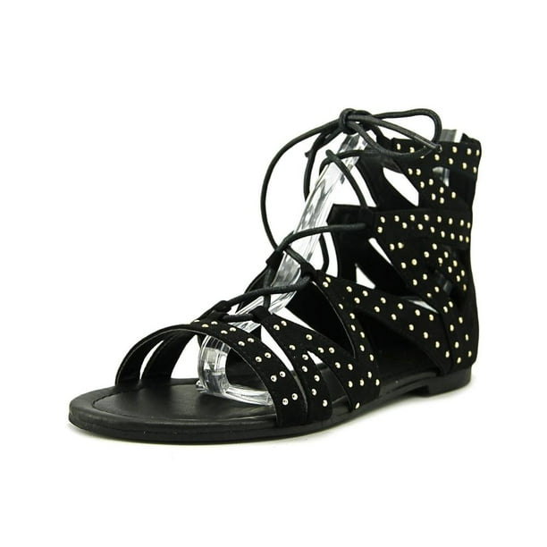 guess black gladiator sandals