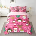 thumbnail image 2 of Manfei Merry Christmas Twin Bedding Sets 7-Piece,Cute Santa Claus Bedding Comforter Set,Xmas Dessert Cake Sheet Sets For Girls,Ultra Soft Home Decor Reversible, 2 of 8