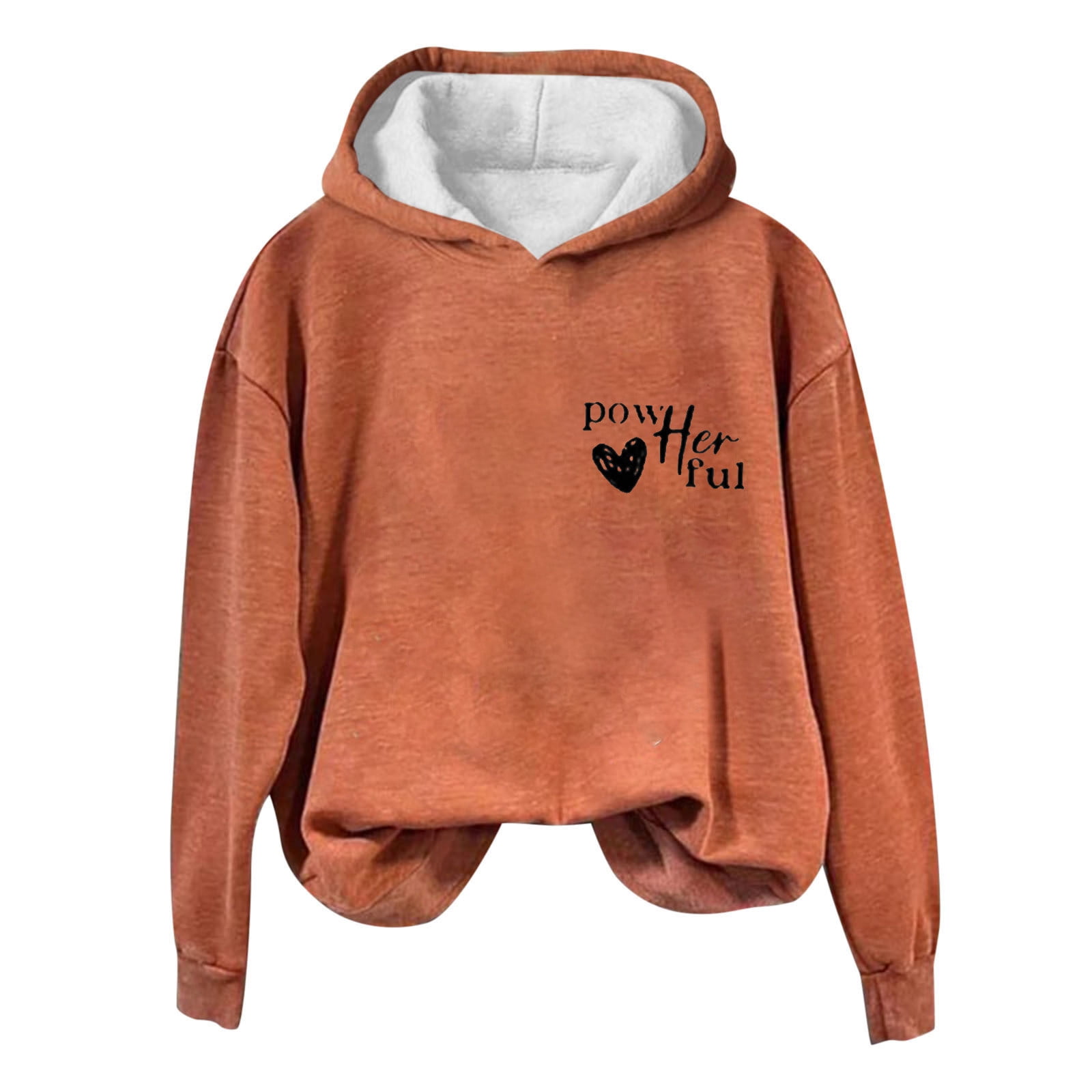 Black_FriWomens Clothing Under $10.00 Yuxingfu Women'S Casual Fall and Winter Long-Sleeved Fashion Printed Hooded Tops Sweatshirt