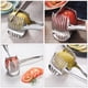 thumbnail image 3 of GOOHOCHY Cortador de tomate de acero inoxidable, cortador de rodajas de limón y cebolla, herramienta para cortar frutas y verduras de cocina, 3 of 8