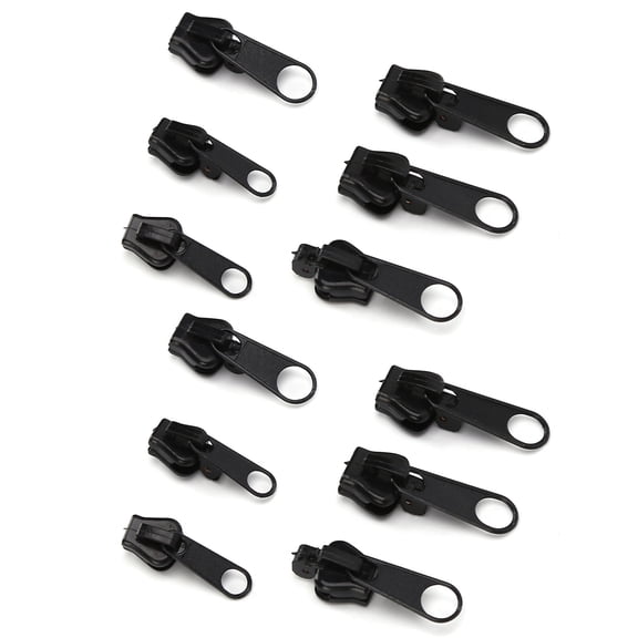 DIY Zipper Fix Kit: 4 Large, 4 Medium, 4 Small, No,Sew Zipper Head Replacements For Clothes  Crafts
